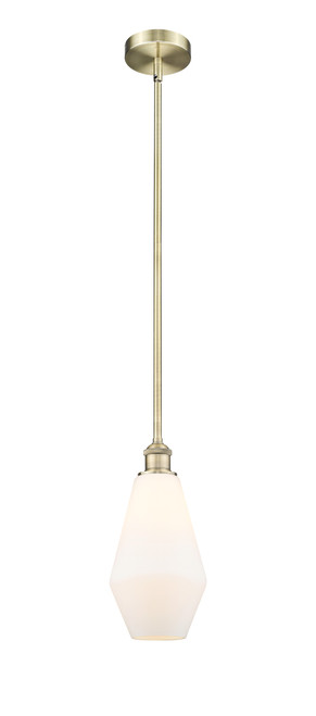 INNOVATIONS 616-1S-AB-G651-7 Cindyrella 1 Light 7 inch Mini Pendant Antique Brass