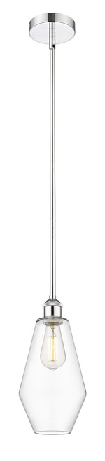 INNOVATIONS 616-1S-PC-G652-7 Cindyrella 1 Light 7 inch Mini Pendant Polished Chrome