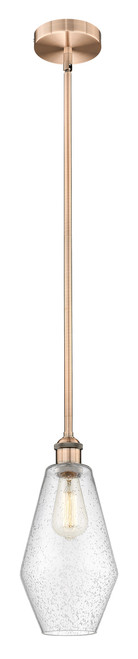 INNOVATIONS 616-1S-AC-G654-7 Cindyrella 1 Light 7 inch Mini Pendant Antique Copper