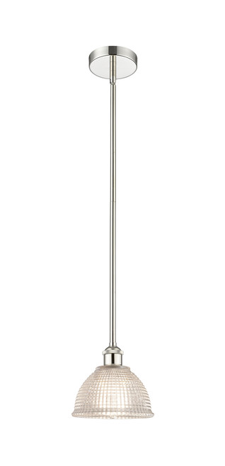 INNOVATIONS 616-1S-PN-G422 Arietta 1 Light 8 inch Mini Pendant Polished Nickel