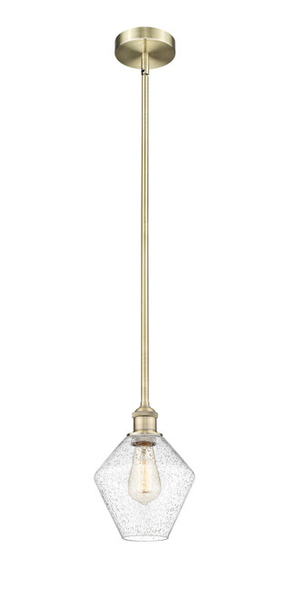 INNOVATIONS 616-1S-AB-G654-8 Cindyrella 1 Light 8 inch Mini Pendant Antique Brass