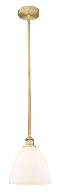 INNOVATIONS 616-1S-BB-GBD-91 Edison Dome 1 Light 9 inch Mini Pendant Brushed Brass