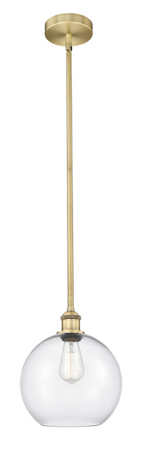 INNOVATIONS 616-1S-BB-G122-10 Athens 1 Light 10 inch Mini Pendant Brushed Brass