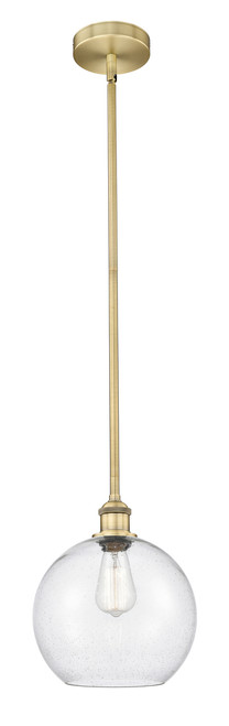 INNOVATIONS 616-1S-BB-G124-10 Athens 1 Light 10 inch Mini Pendant Brushed Brass