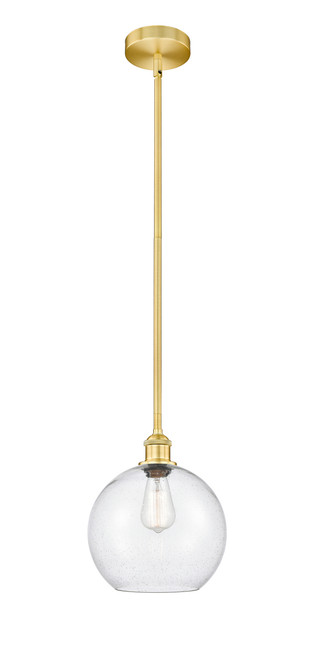INNOVATIONS 616-1S-SG-G124-10 Athens 1 Light 10 inch Mini Pendant Satin Gold