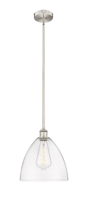 INNOVATIONS 616-1S-SN-GBD-122 Edison Dome 1 Light 12 inch Mini Pendant Brushed Satin Nickel