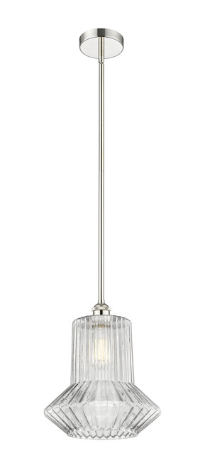 INNOVATIONS 616-1S-PN-G212 Springwater 1 Light 12 inch Mini Pendant Polished Nickel
