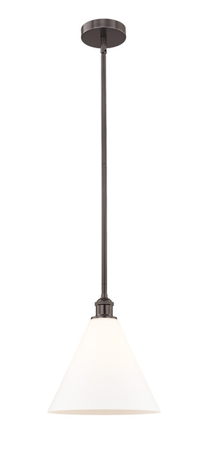INNOVATIONS 616-1S-OB-GBC-121 Edison Cone 1 Light 12 inch Mini Pendant Oil Rubbed Bronze