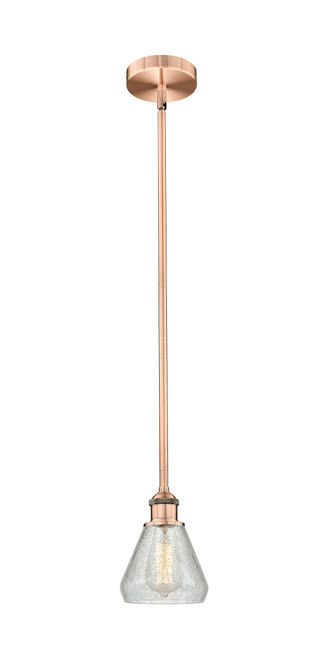 INNOVATIONS 616-1S-AC-G275 Conesus 1 Light 6 inch Mini Pendant Antique Copper