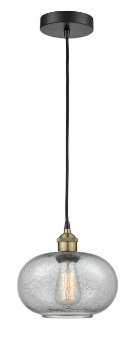 INNOVATIONS 616-1P-BAB-G247 Gorham 1 9.5 inch Mini Pendant Black Antique Brass