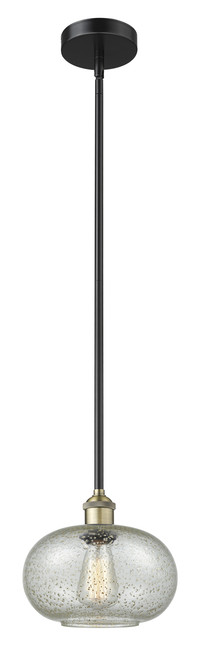 INNOVATIONS 616-1S-BAB-G249 Gorham 1 9.5 inch Mini Pendant Black Antique Brass
