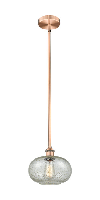 INNOVATIONS 616-1S-AC-G249 Gorham 1 Light 9.5 inch Mini Pendant Antique Copper