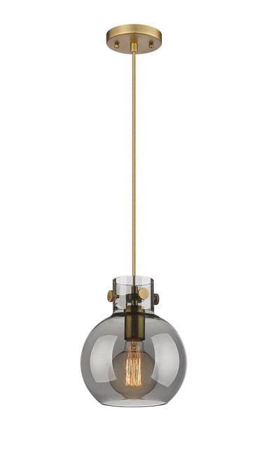 INNOVATIONS 410-1PS-BB-G410-8SM Newton Sphere 1 8 inch Mini Pendant Brushed Brass