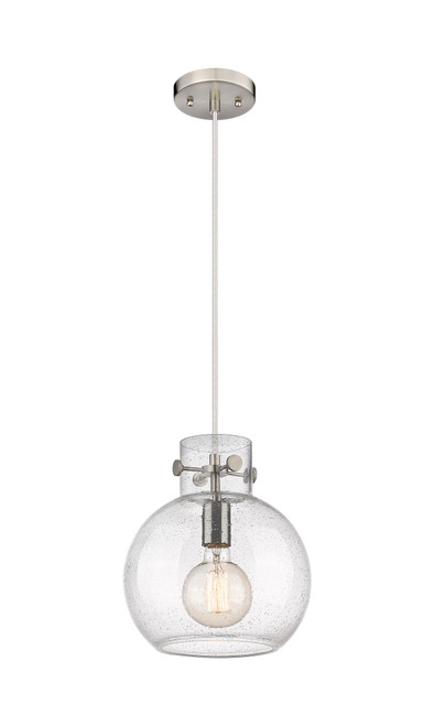 INNOVATIONS 410-1PM-SN-G410-10SDY Newton Sphere 1 10 inch Mini Pendant Brushed Satin Nickel
