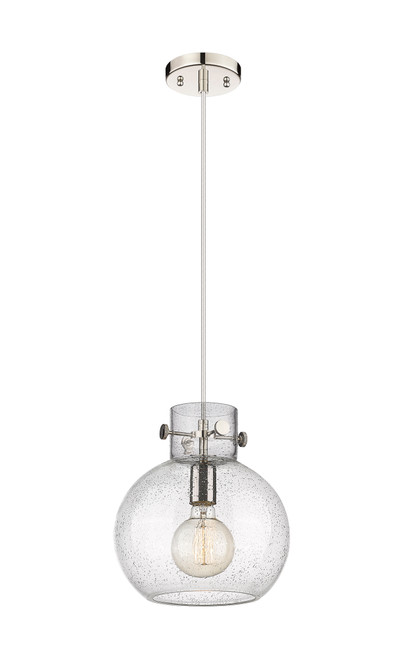 INNOVATIONS 410-1PM-PN-G410-10SDY Newton Sphere 1 10 inch Mini Pendant Polished Nickel