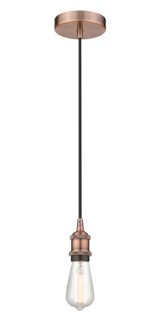 INNOVATIONS 616-1P-AC Edison 1 Light 2.5 inch Mini Pendant Antique Copper
