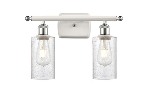 INNOVATIONS 516-2W-WPC-G804 Clymer 2 16 inch Bath Vanity Light White and Polished Chrome