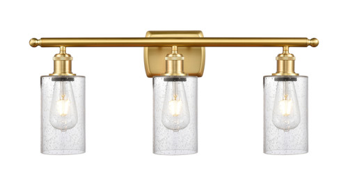 INNOVATIONS 516-3W-SG-G804 Clymer 3 26 inch Bath Vanity Light Satin Gold