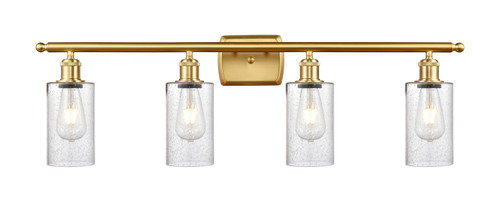 INNOVATIONS 516-4W-SG-G804 Clymer 4 36 inch Bath Vanity Light Satin Gold