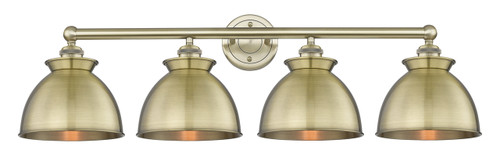 INNOVATIONS 616-4W-AB-M14-AB Adirondack 4 38 inch Bath Vanity Light Antique Brass