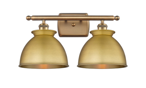 INNOVATIONS 516-2W-BB-M14-BB Adirondack 2 18 inch Bath Vanity Light Brushed Brass