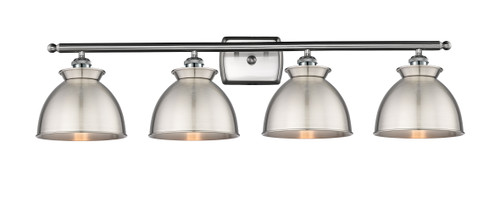 INNOVATIONS 516-4W-SN-M14-SN Adirondack 4 38 inch Bath Vanity Light Brushed Satin Nickel