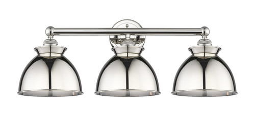 INNOVATIONS 616-3W-PN-M14-PN Adirondack 3 28 inch Bath Vanity Light Polished Nickel