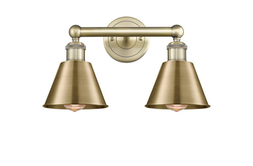 INNOVATIONS 616-2W-AB-M8-AB Smithfield 2 15.5 inch Bath Vanity Light Antique Brass