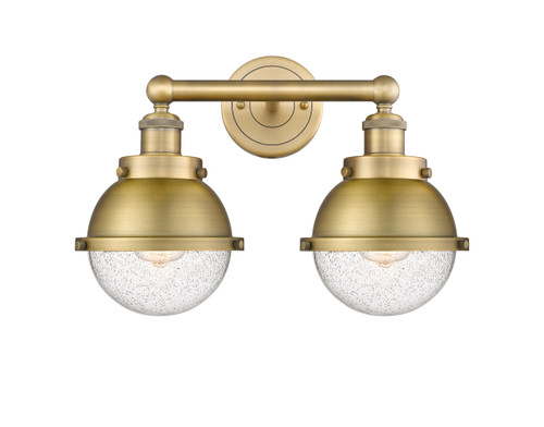 INNOVATIONS 616-2W-BB-HFS-64-BB Hampden 2 Light 17.875 inch Bath Vanity Light Brushed Brass