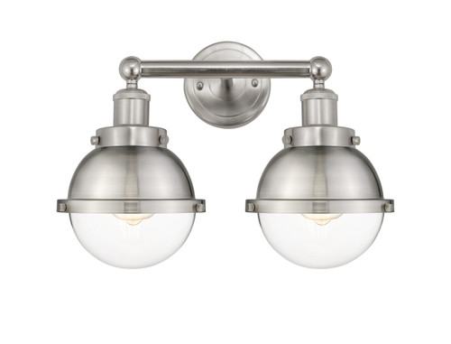 INNOVATIONS 616-2W-SN-HFS-62-SN Hampden 2 Light 17.875 inch Bath Vanity Light Brushed Satin Nickel