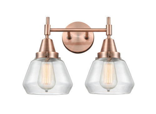 INNOVATIONS 447-2W-AC-G172 Caden 2 Light 16 inch Bath Vanity Light Antique Copper