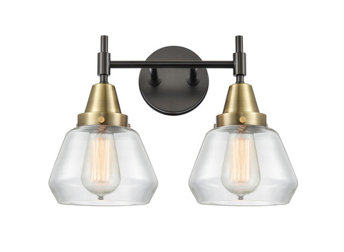 INNOVATIONS 447-2W-BAB-G172 Caden 2 Light 16 inch Bath Vanity Light Black Antique Brass