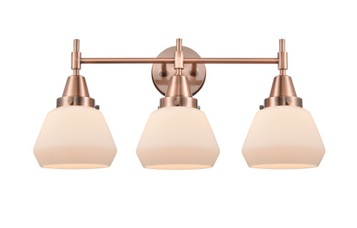 INNOVATIONS 447-3W-AC-G171 Caden 3 Light 25 inch Bath Vanity Light Antique Copper
