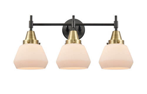 INNOVATIONS 447-3W-BAB-G171 Caden 3 Light 25 inch Bath Vanity Light Black Antique Brass