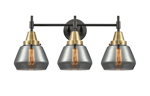 INNOVATIONS 447-3W-BAB-G173 Caden 3 Light 25 inch Bath Vanity Light Black Antique Brass