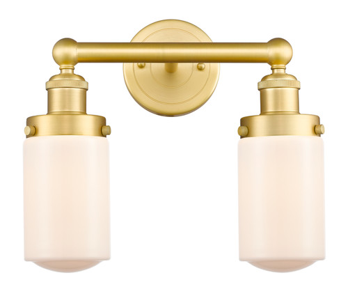 INNOVATIONS 616-2W-SG-G311 Dover 2 15.5 inch Bath Vanity Light Satin Gold