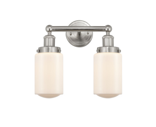 INNOVATIONS 616-2W-SN-G311 Dover 2 Light 15.5 inch Bath Vanity Light Brushed Satin Nickel