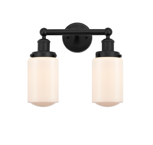 INNOVATIONS 616-2W-BK-G311 Dover 2 Light 15.5 inch Bath Vanity Light Matte Black