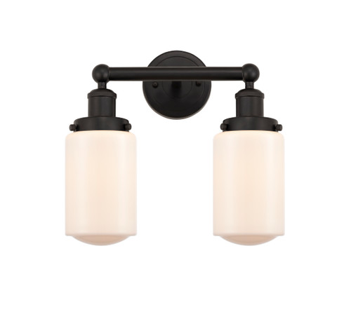 INNOVATIONS 616-2W-OB-G311 Dover 2 Light 15.5 inch Bath Vanity Light Oil Rubbed Bronze