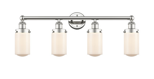 INNOVATIONS 616-4W-PN-G311 Dover 4 33.5 inch Bath Vanity Light Polished Nickel