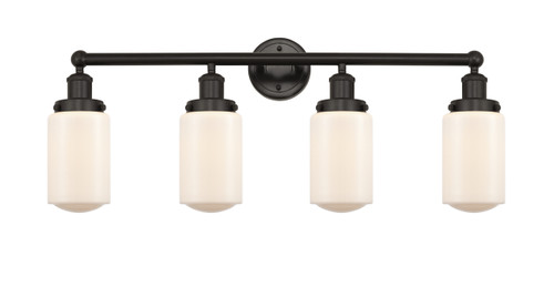 INNOVATIONS 616-4W-OB-G311 Dover 4 Light 33.5 inch Bath Vanity Light Oil Rubbed Bronze