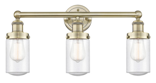 INNOVATIONS 616-3W-AB-G314 Dover 3 24.5 inch Bath Vanity Light Antique Brass