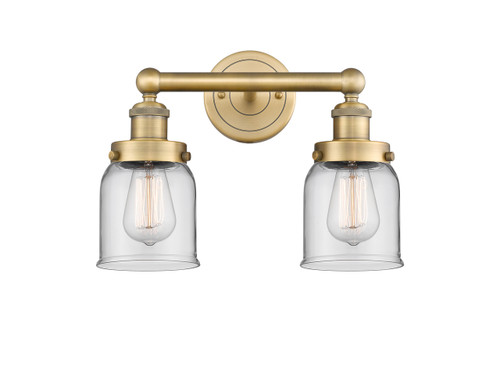 INNOVATIONS 616-2W-BB-G52 Bell 2 15.5 inch Bath Vanity Light Brushed Brass