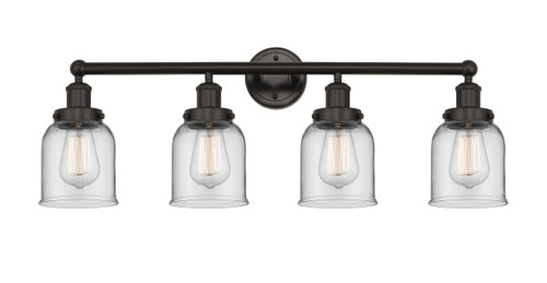 INNOVATIONS 616-4W-OB-G52 Bell 4 Light 33.5 inch Bath Vanity Light Oil Rubbed Bronze