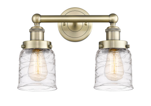 INNOVATIONS 616-2W-AB-G513 Bell 2 15.5 inch Bath Vanity Light Antique Brass