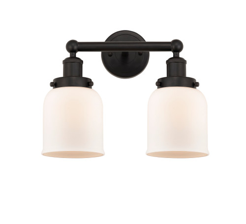 INNOVATIONS 616-2W-OB-G51 Bell 2 Light 15.5 inch Bath Vanity Light Oil Rubbed Bronze