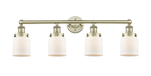 INNOVATIONS 616-4W-AB-G51 Bell 4 33.5 inch Bath Vanity Light Antique Brass