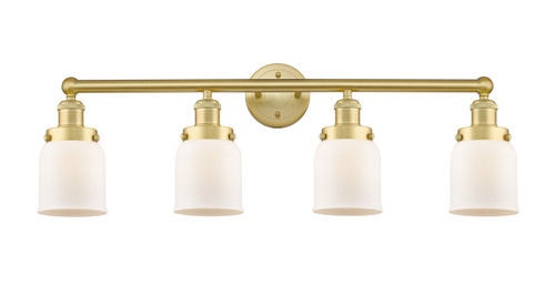 INNOVATIONS 616-4W-SG-G51 Bell 4 33.5 inch Bath Vanity Light Satin Gold