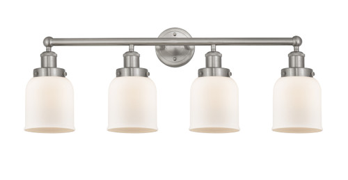 INNOVATIONS 616-4W-SN-G51 Bell 4 Light 33.5 inch Bath Vanity Light Brushed Satin Nickel