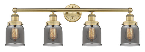 INNOVATIONS 616-4W-BB-G53 Bell 4 33.5 inch Bath Vanity Light Brushed Brass